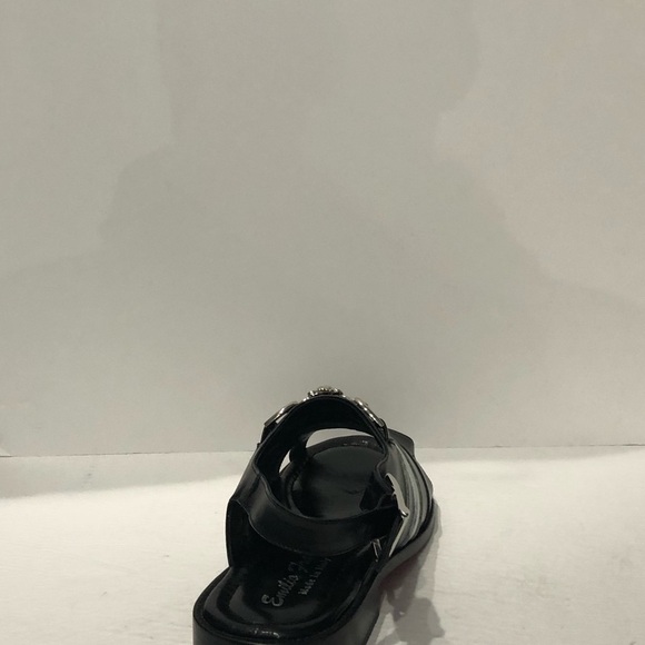 Emilio Franco sandal shoes black/gray back strap - Picture 5 of 5